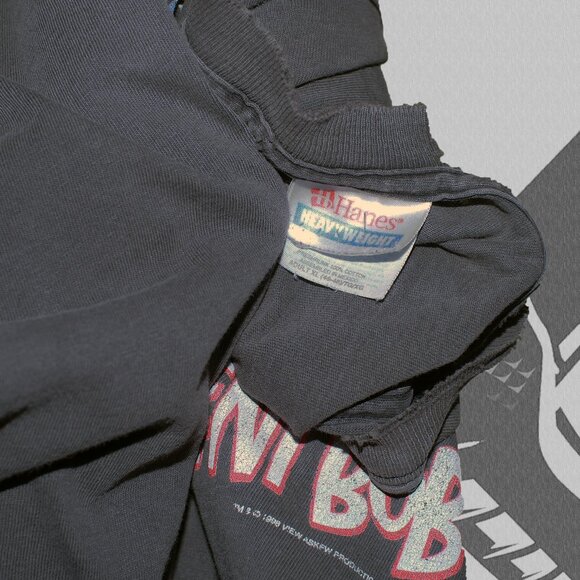 Vintage Jay and Silent Bob T-Shirt Men's XL 90s Distressed Black - Picture 5 of 6